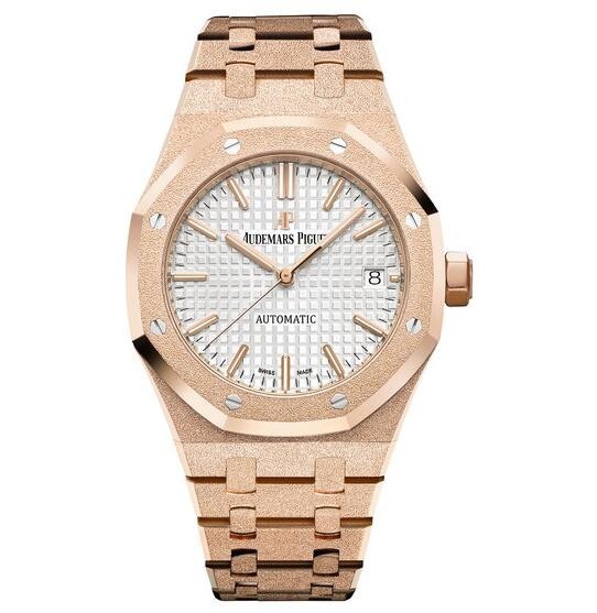 AAA Replica Audemars Piguet Royal Oak Frosted Gold Watch 15454OR.GG.1259OR.01